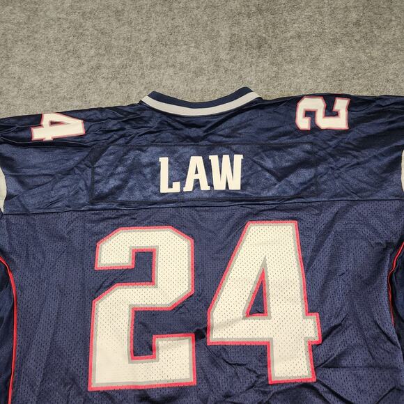 VTG Ty Law New England Patriots Puma Mens XL NFL Football Jersey USA Made - Picture 5 of 13